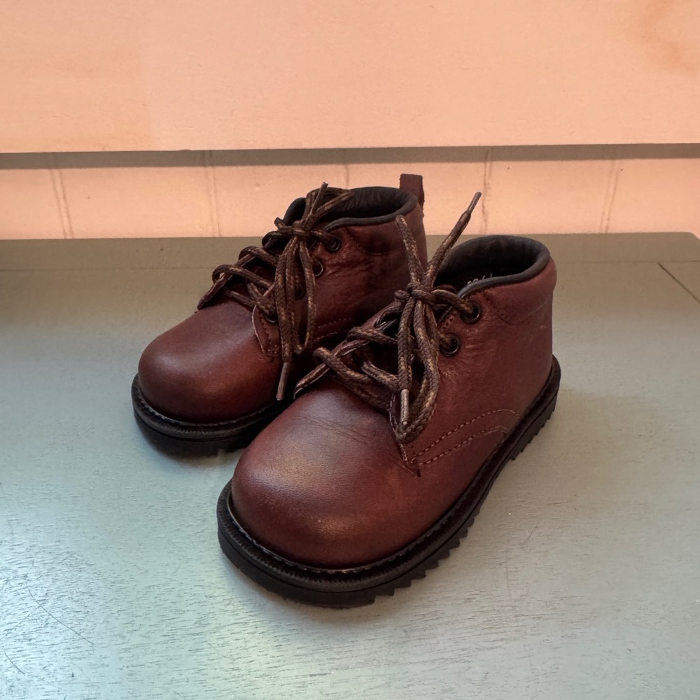 Leather Amilio Boots Size 5